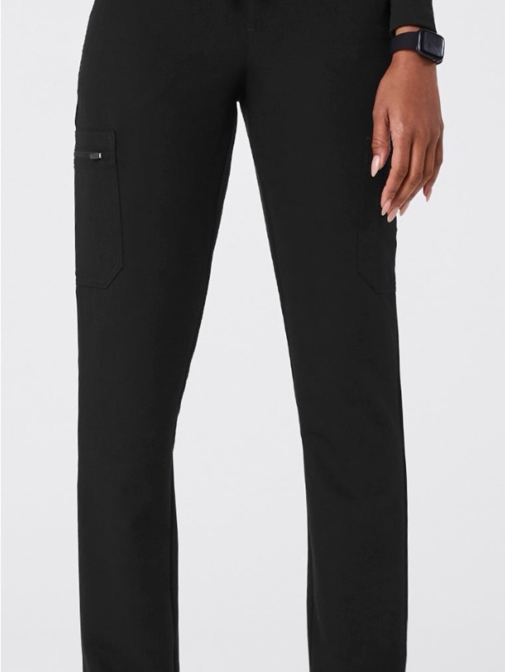 FIGS Dowa Black Scrub Pants